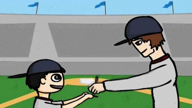 Hvordan få en autograf på en baseball kamp