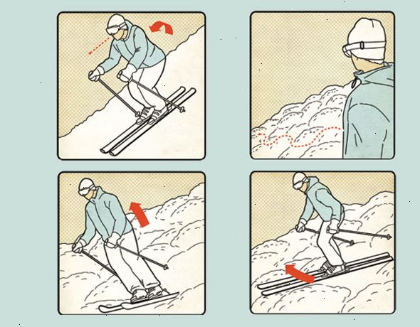 Hvordan å gå på ski. Ta på deg skistøvler.