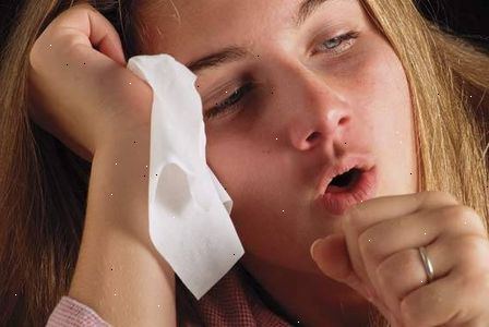 Hvordan å stoppe hoste i fem minutter. Mens du utfører det første skrittet, telle åtte sekunder mellom hvert åndedrag.