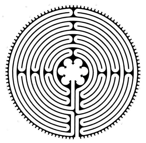 Hvordan å meditere i en labyrint. Mens du lager en labyrint, begynner følelsen av ro og refleksjon.