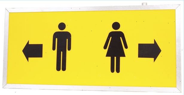 Hvordan overvinne offentlig toalett forlegenhet. Husk at alle urinates.