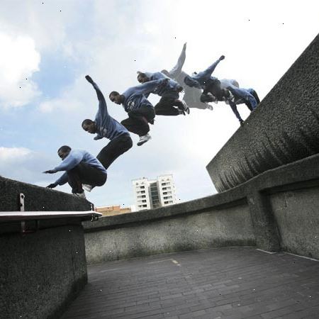 Hvordan parkour. Start sakte, slik at du ikke vil bli skadet.